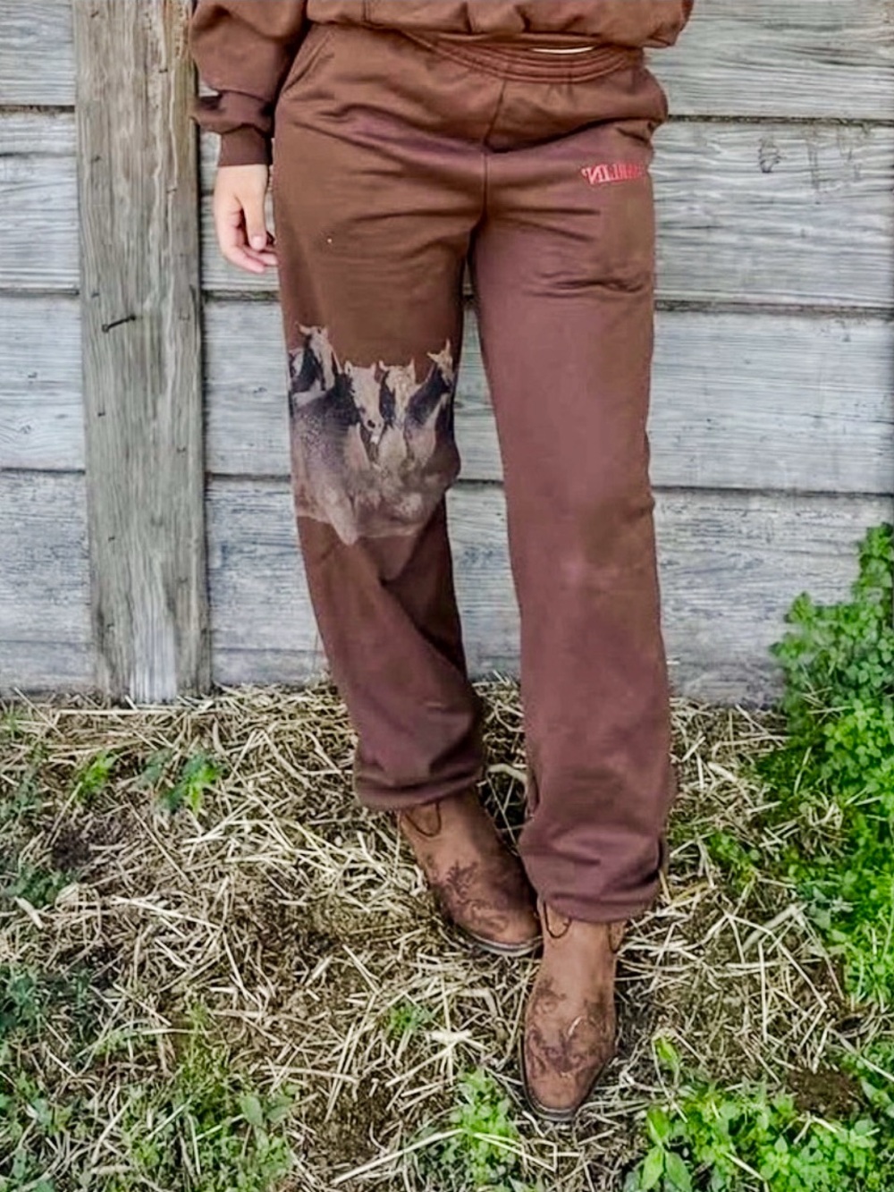 WILD HORSE SWEATPANTS - TOBACCO SIZE SMALL